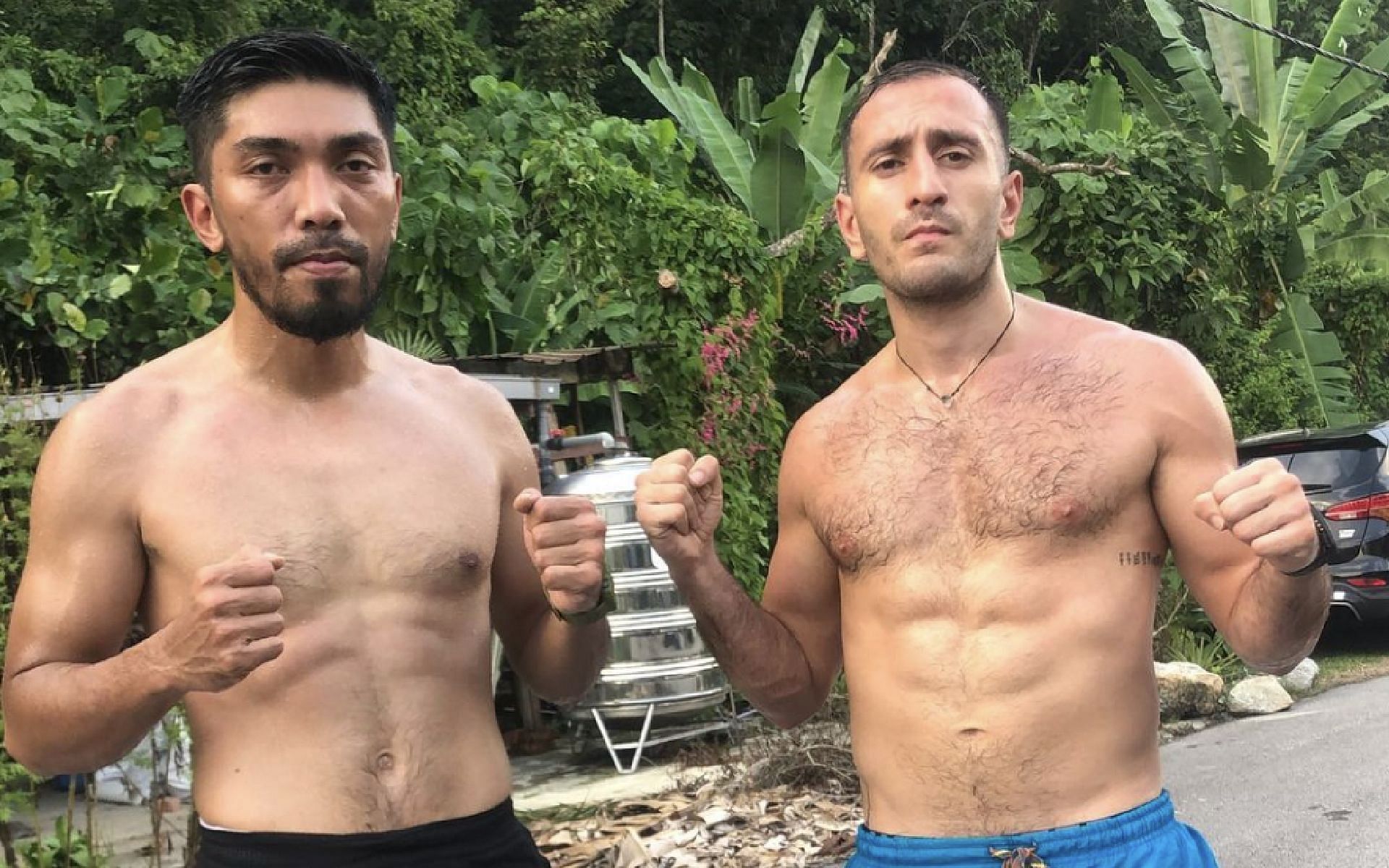 Amir Naseri (right) wants to prove that he belongs at ONE Championship. [Photo Amir Naseri Instagram]