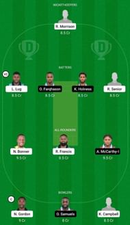 SRO vs CWA Dream11 Fantasy Suggestion #2 - Jamaica T10 League