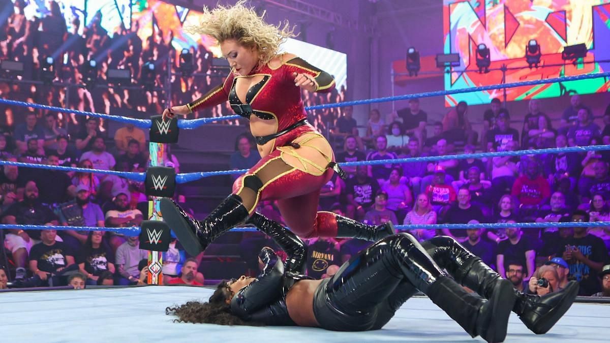Nikkita Lyons in action on NXT 2.0