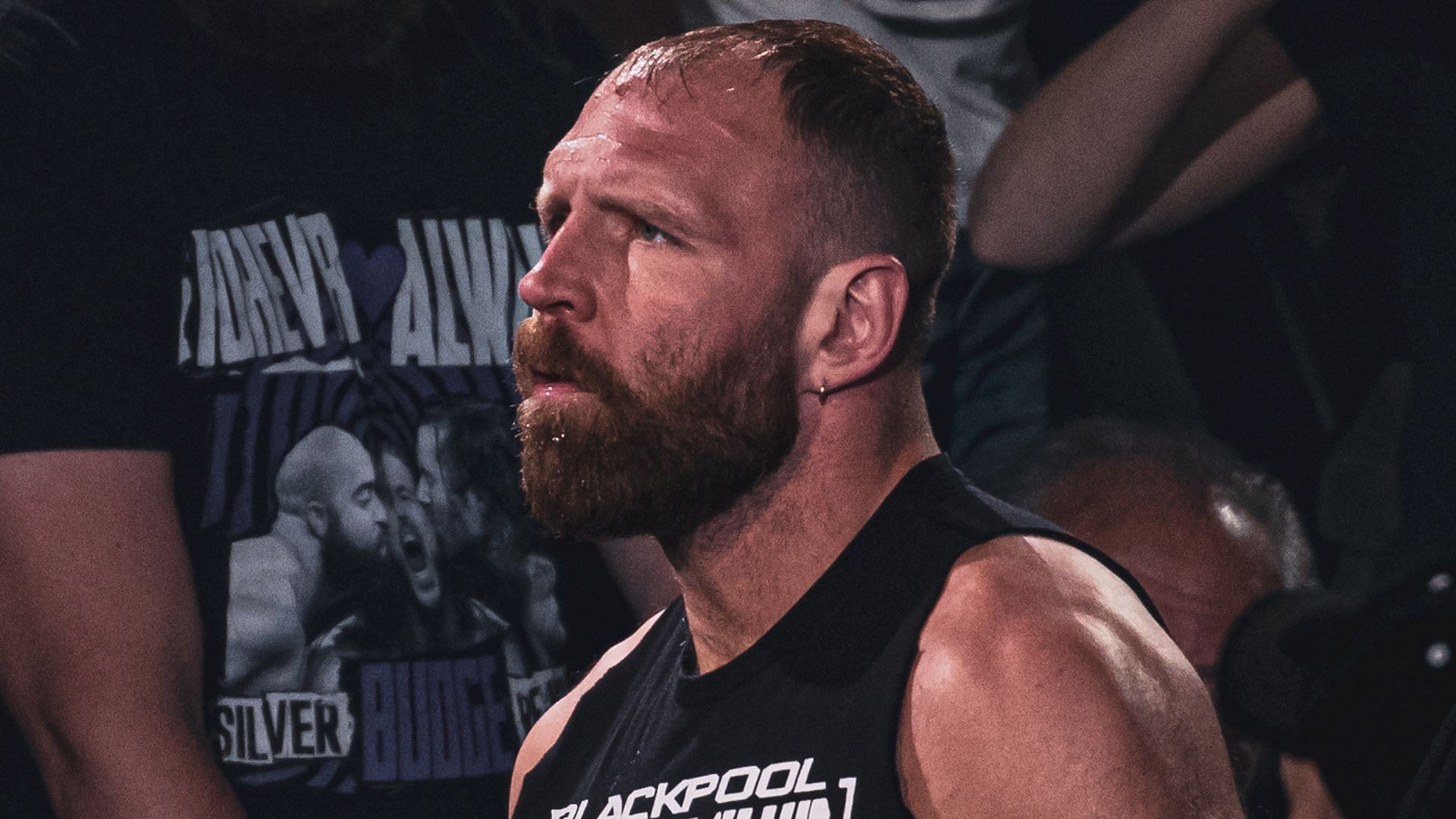 Jon Moxley making his entrance at an AEW event in 2022 (credit: Jay Lee Photography)