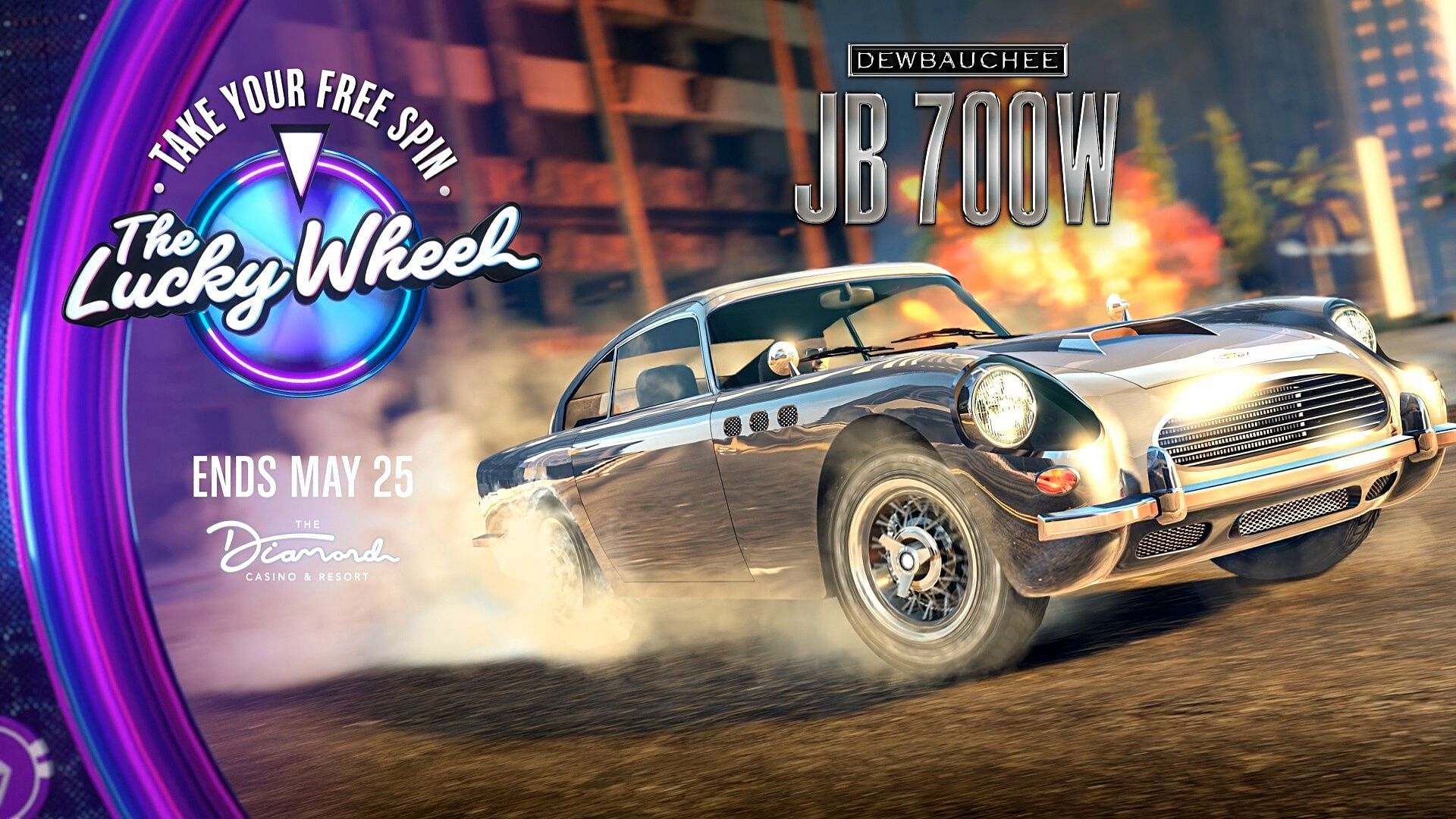 JB 700W is the Casino Podium award in this week&#039;s GTA Online update (Image via Rockstar Games)