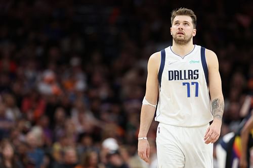 Luka Doncic of the Dallas Mavericks