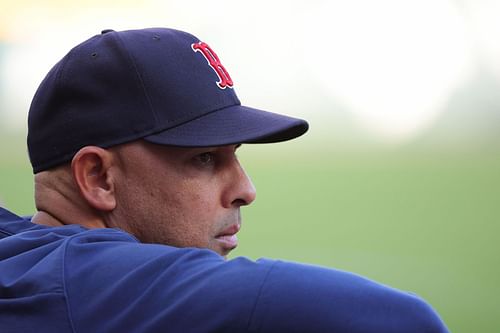 Boston Red Sox manager Alex Cora is now clean-shaven.