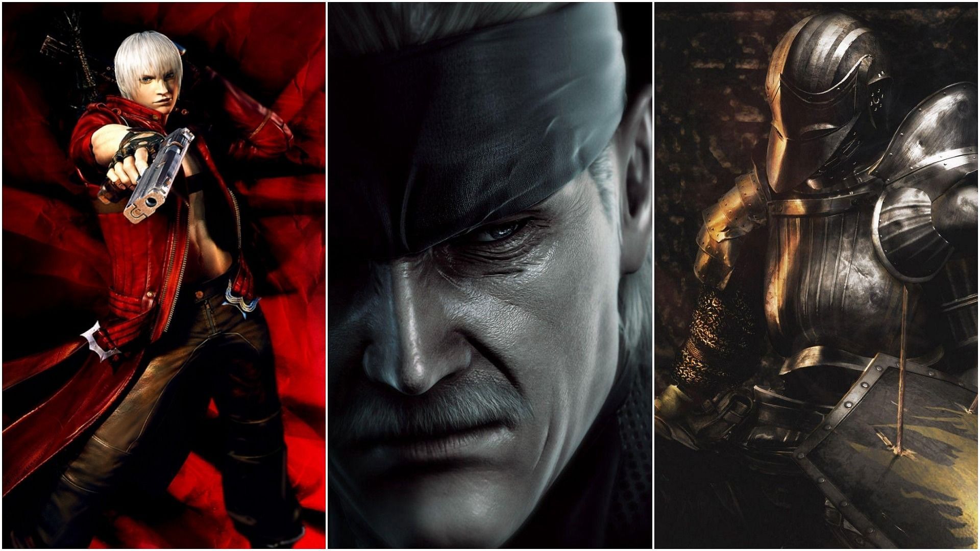 Some of the best PS3 games available and missing on PlayStation Plus (Image via Capcom, Konami, and Bandai Namco)