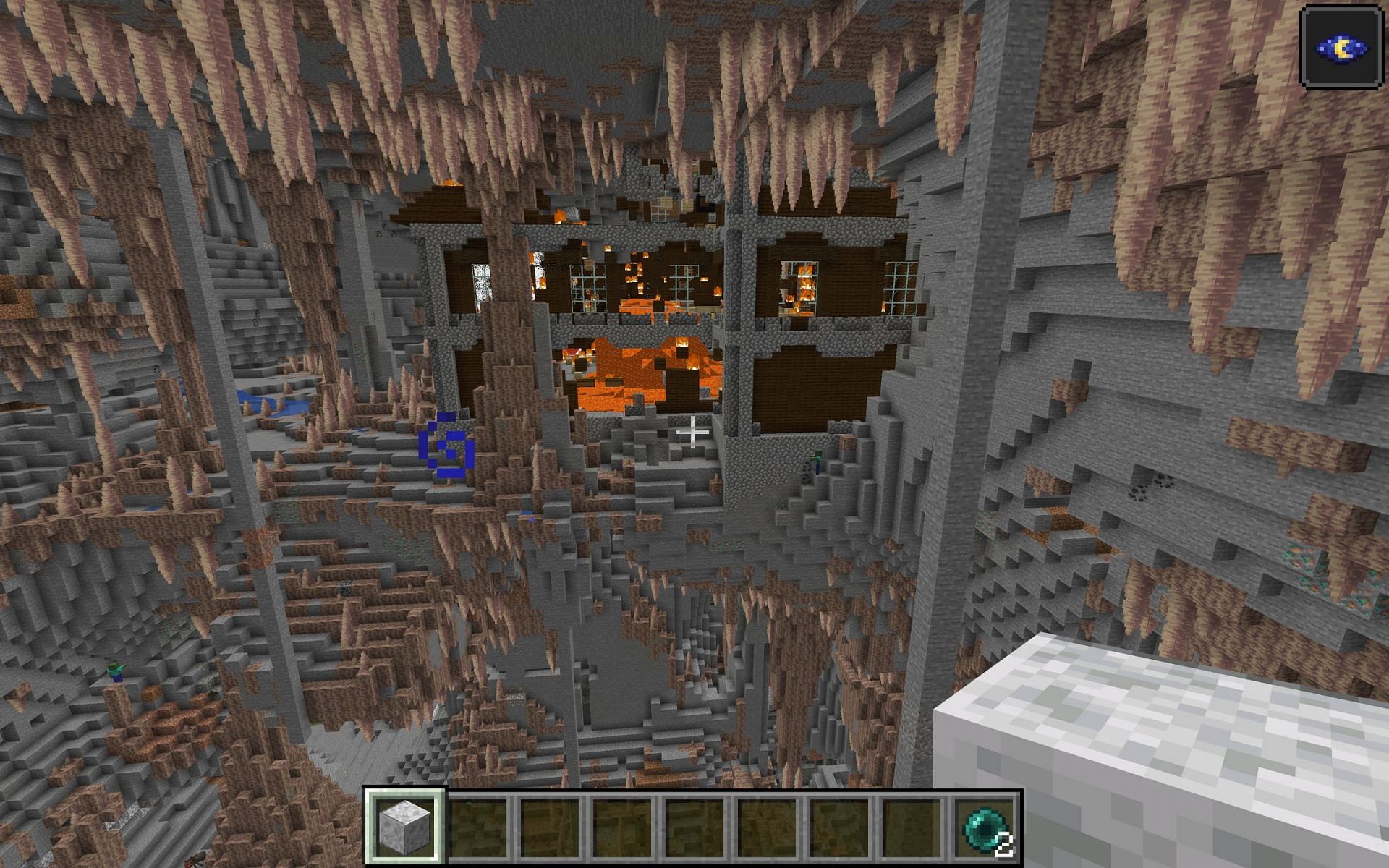 Minecraft&#039;s generation can make strange worlds (Image via Mojang)