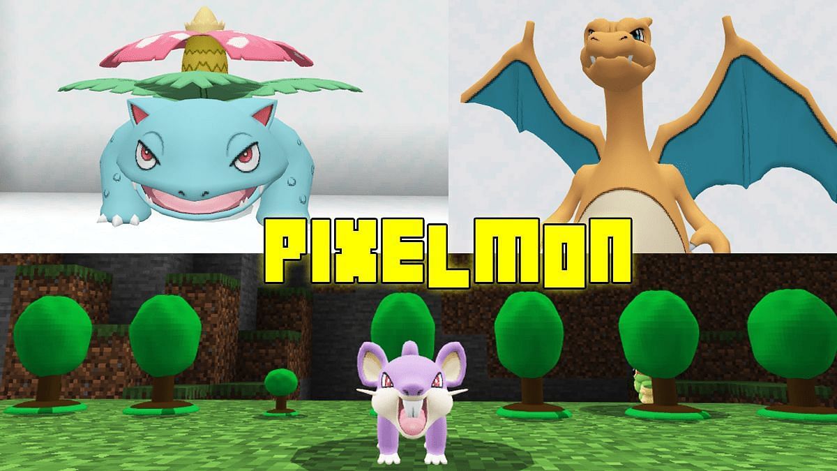 Pixelmon mod in Minecraft (Image via MC-Addons)