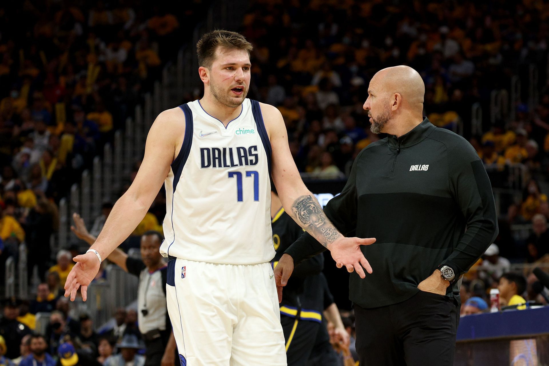 The Golden State Warriors&#039; defense and pace eventually took the fight out of the Dallas Mavericks.
