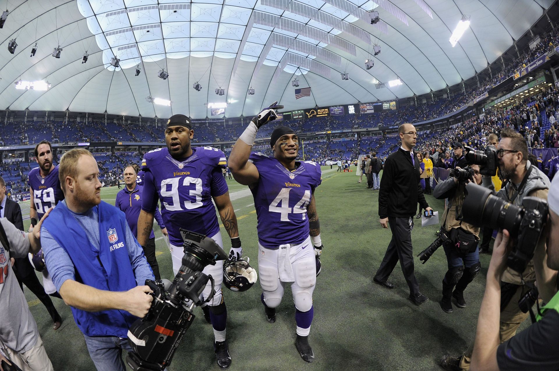 The Minnesota Twins shared the Hubert H. Humphrey Metrodome with the Minnesota Vikings