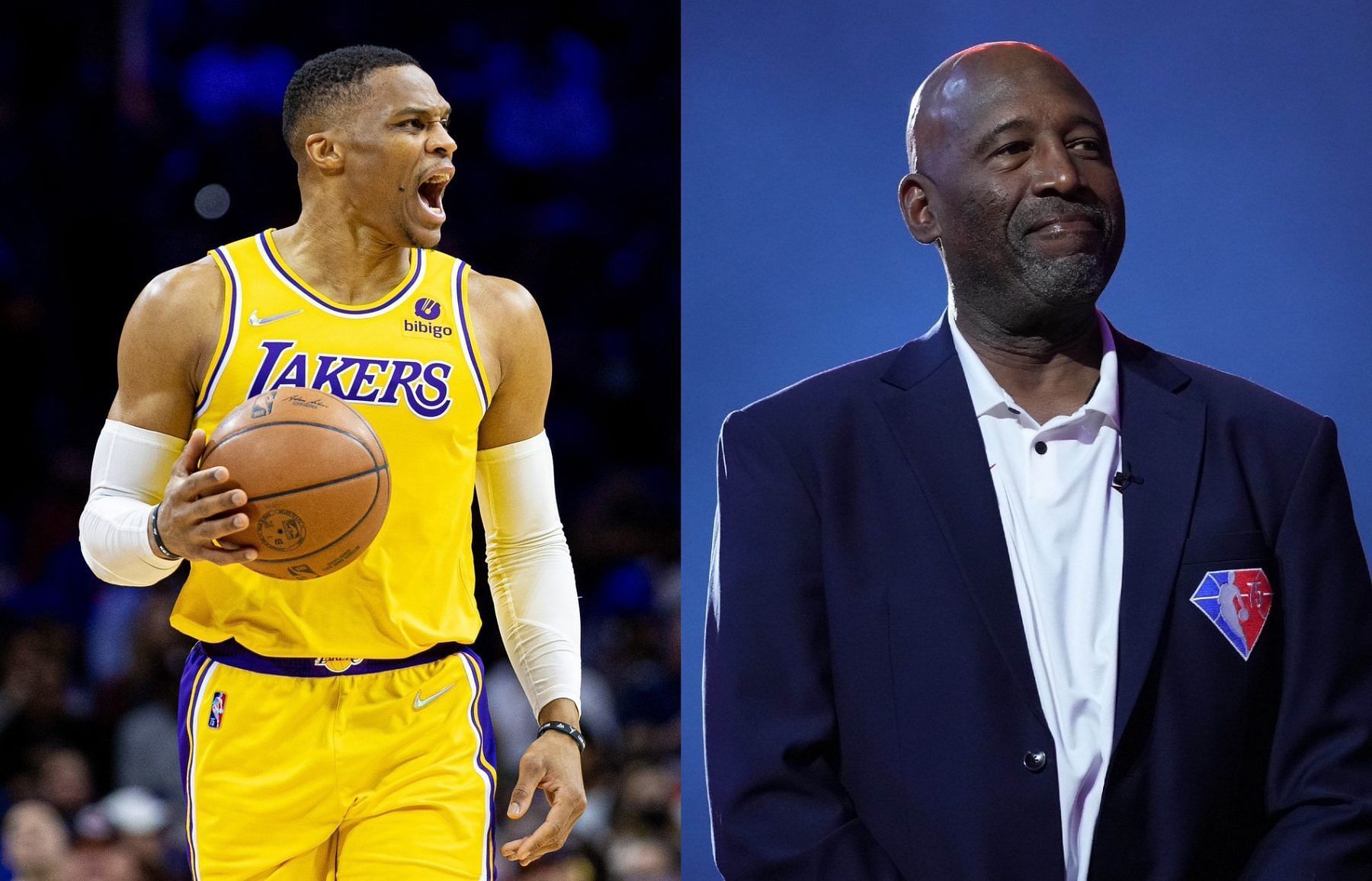 LA Lakers legend James Worthy can&#039;t see Russell Westbrook agreeing to an off-the-bench role if the new head coach asks for it. [Photo: Lakers Daily]