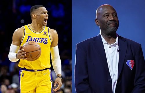 LA Lakers legend James Worthy can't see Russell Westbrook agreeing to an off-the-bench role if the new head coach asks for it. [Photo: Lakers Daily]