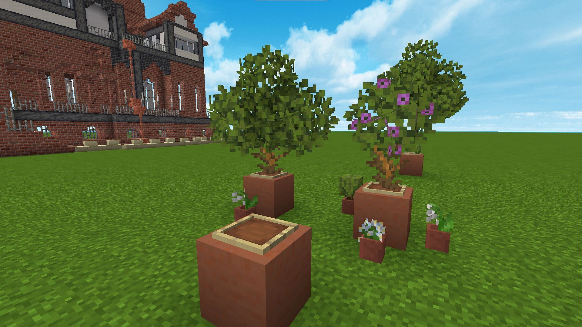 A terracotta block with a picture frame can make a nice large flower pot (Image via u/Deovos/Reddit)