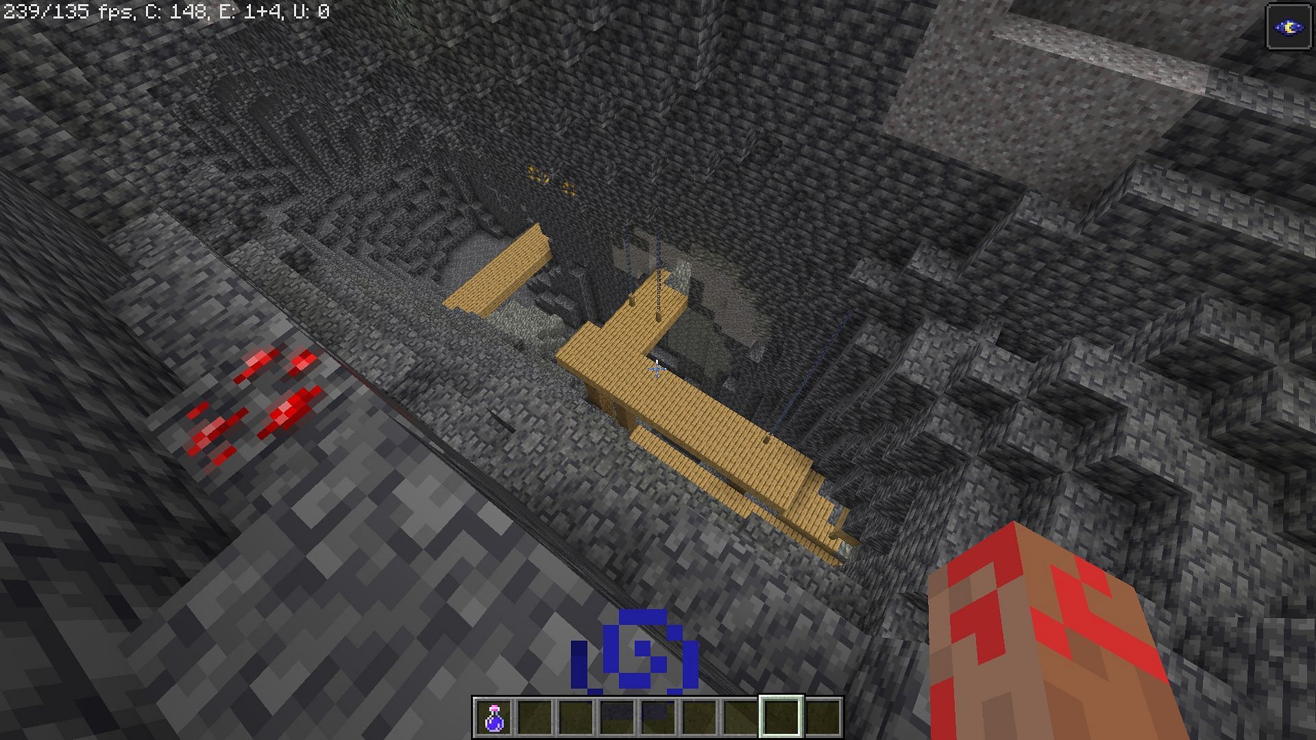 It can be used to scan huge caves for structures (Image via Minecraft)
