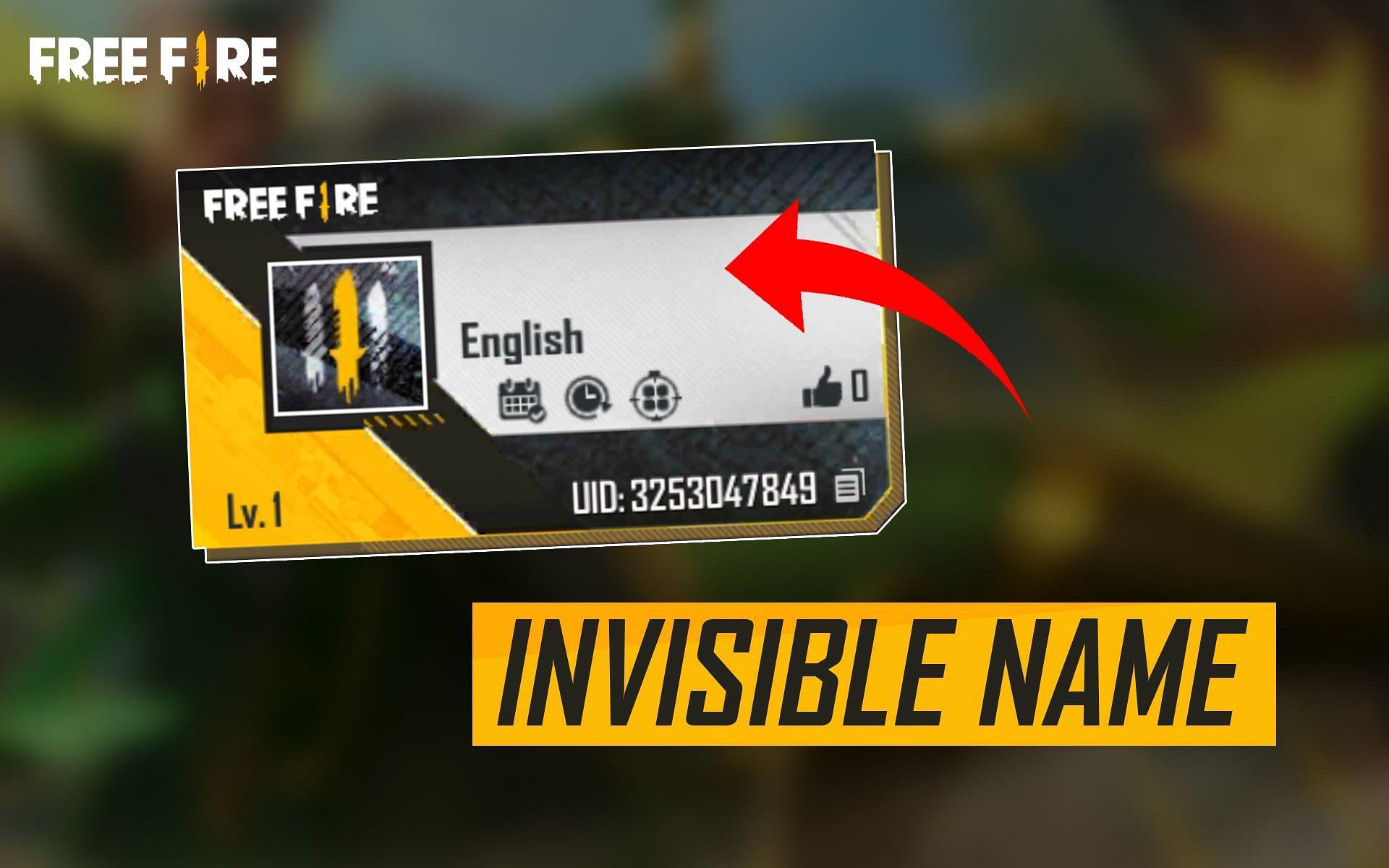 Ways to get an invisible name in Free Fire and FF MAX (Image via Sportskeeda)