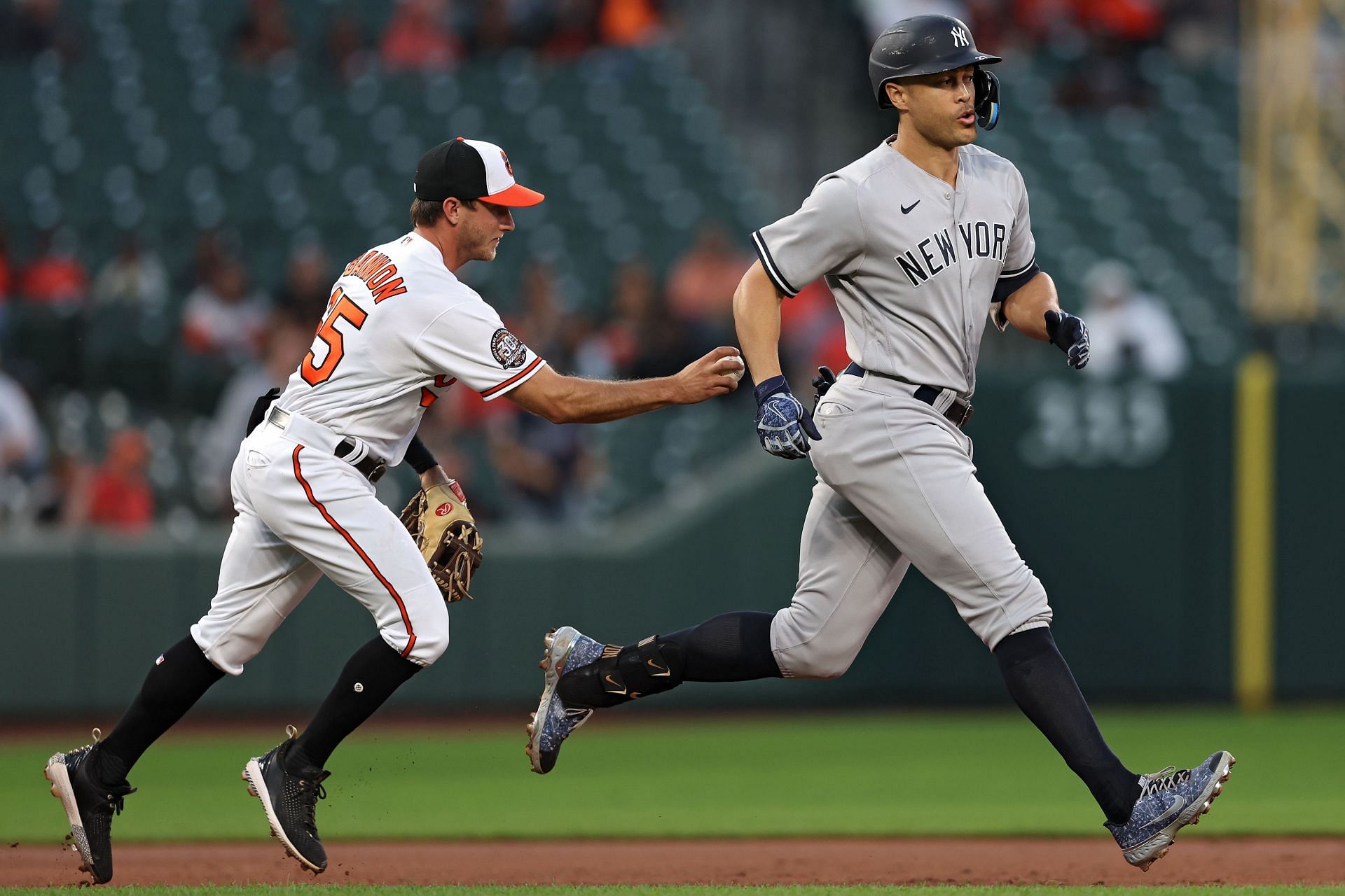 The Yankees and Orioles face off Tuesday.