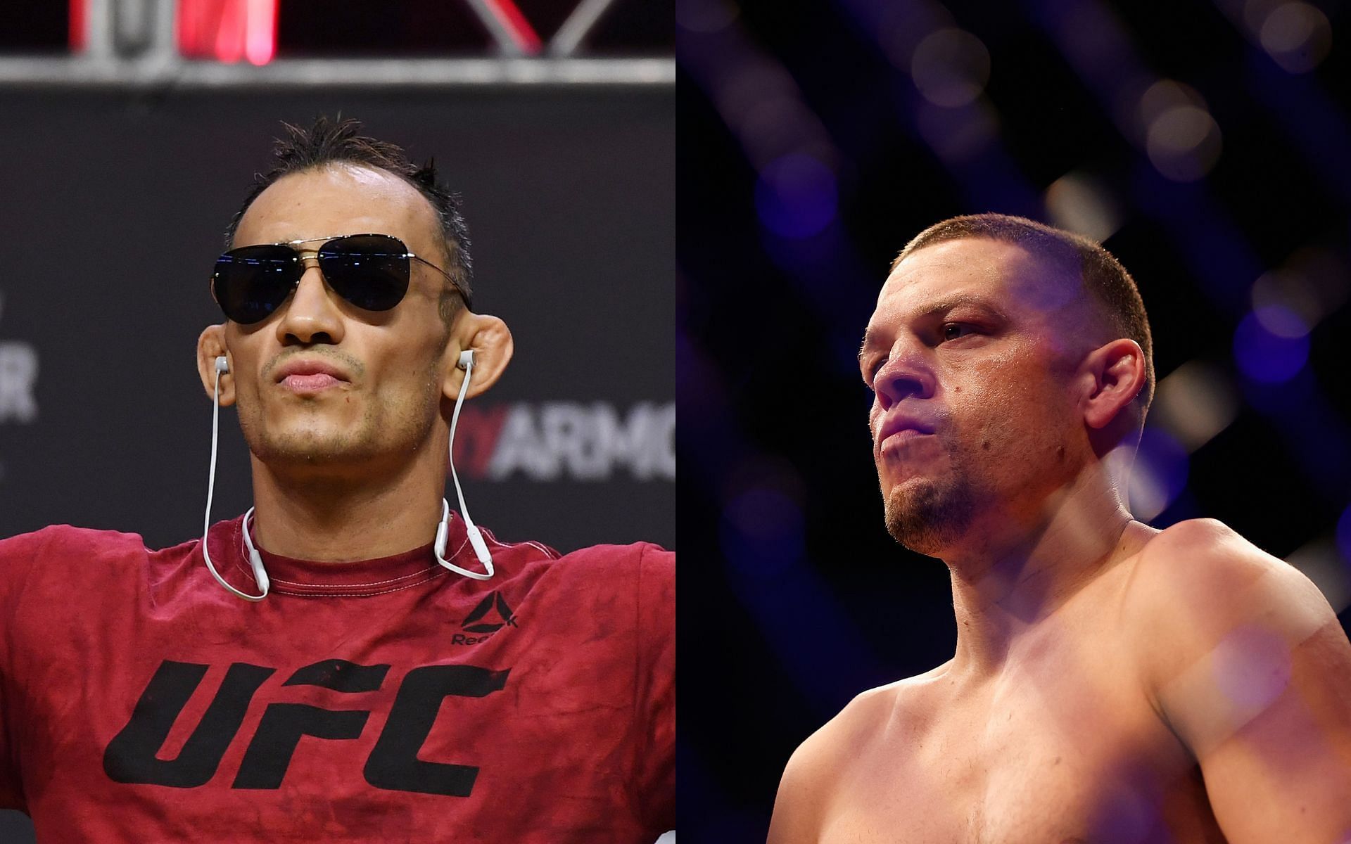 Tony Ferguson (left), Nate Diaz (right)