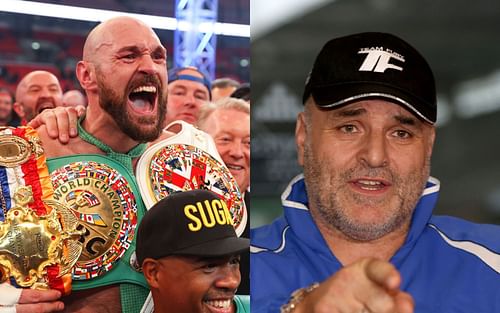 Tyson Fury (left) and John Fury (right)