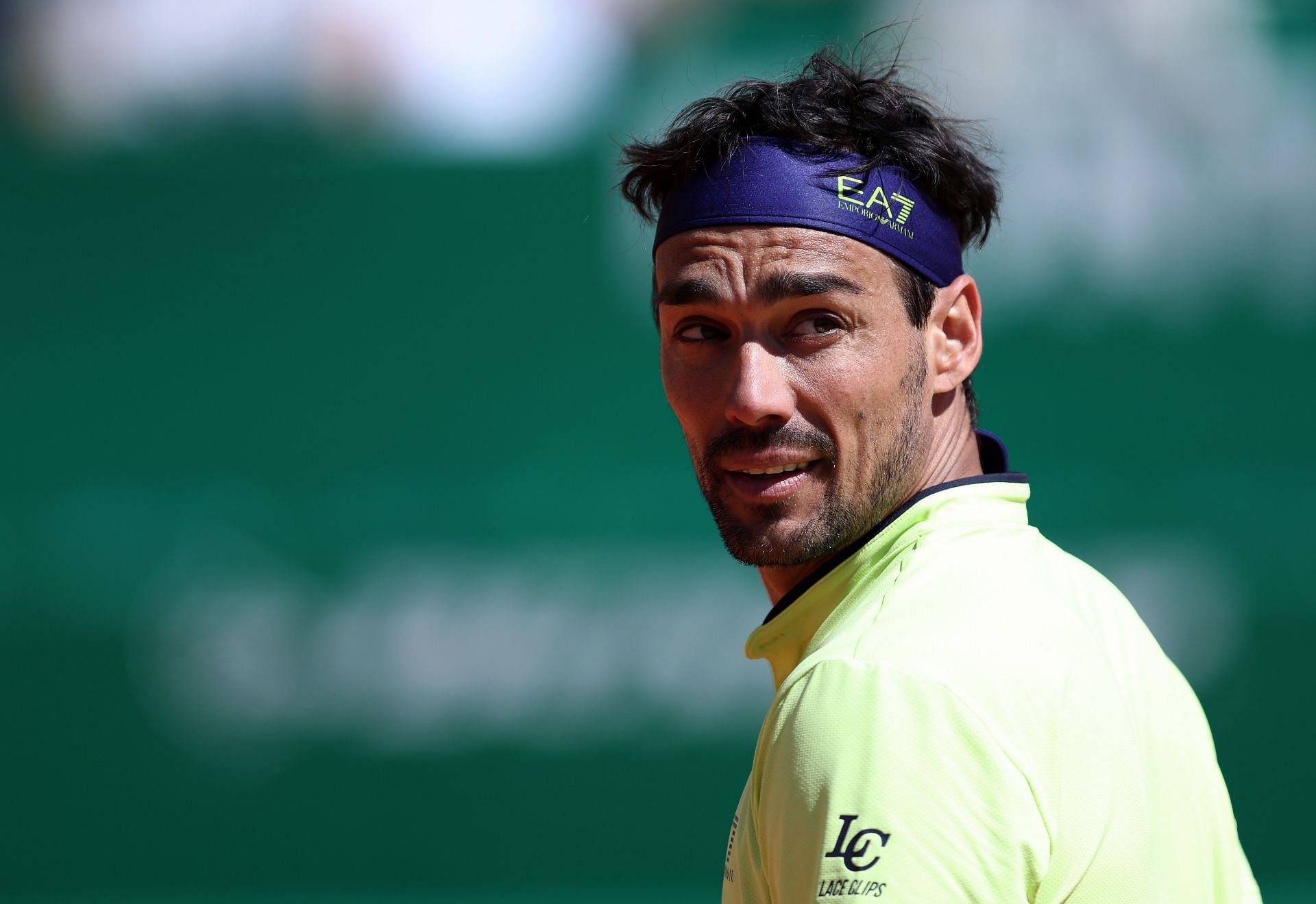 Fognini at the 2022 Monte-Carlo Masters.