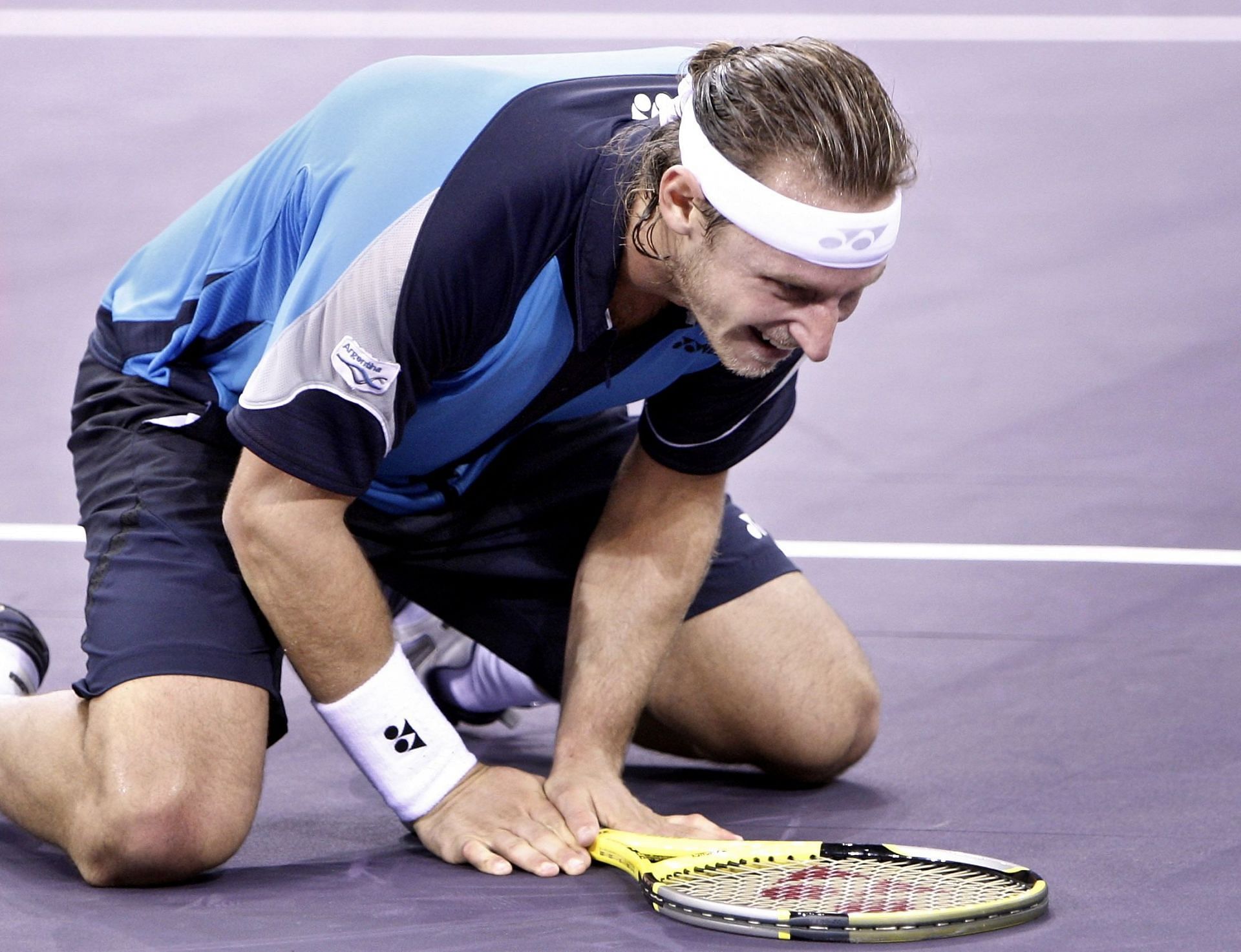 David Nalbandian at the 2007 ATP Masters Series in Madrid.