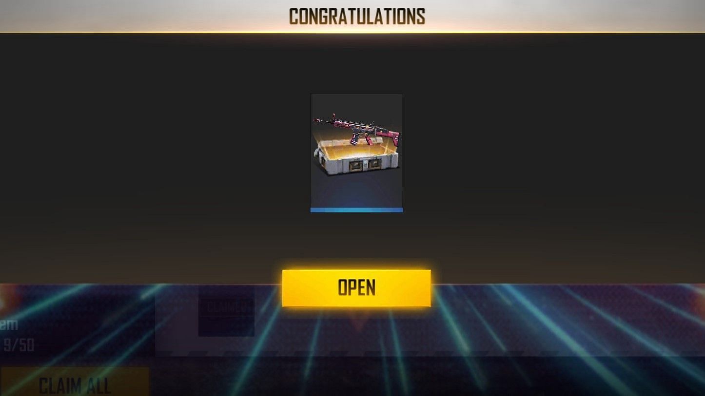 Claim the crates and vouchers (Image via Garena)