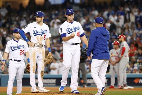 Los Angeles Dodgers RP Blake Treinen has been sidelined with a shoulder injury sine April 14