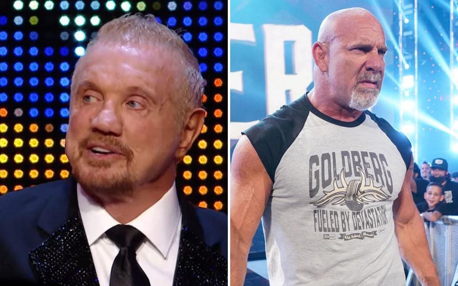 Diamond Dallas Page (left); Goldberg (right)