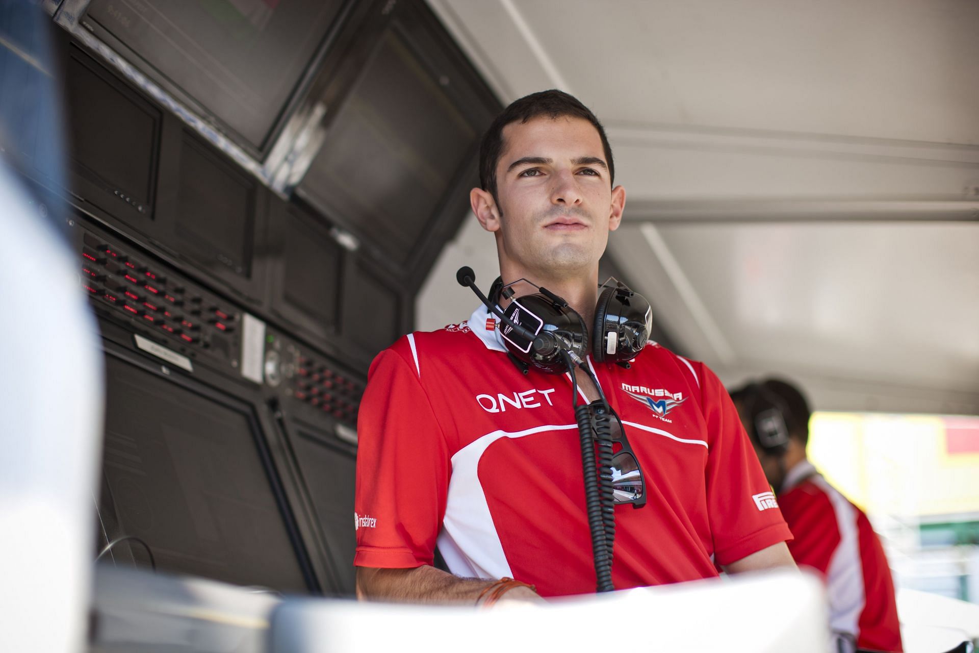 Alexander Rossi during his time with Marussia at the Hungarian Formula One Grand Prix on July 25, 2014 (Photo by Drew Gibson/Getty Images)