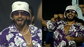 [Watch] "Official cheerleader of MI!" - Best photos and videos of Ranveer Singh celebrating MI's win against GT in IPL 2022