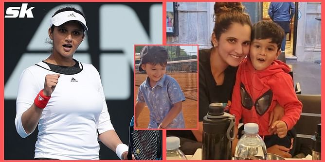 Ramkumar Ramanathan babysits Sania Mirza's son at the French Open