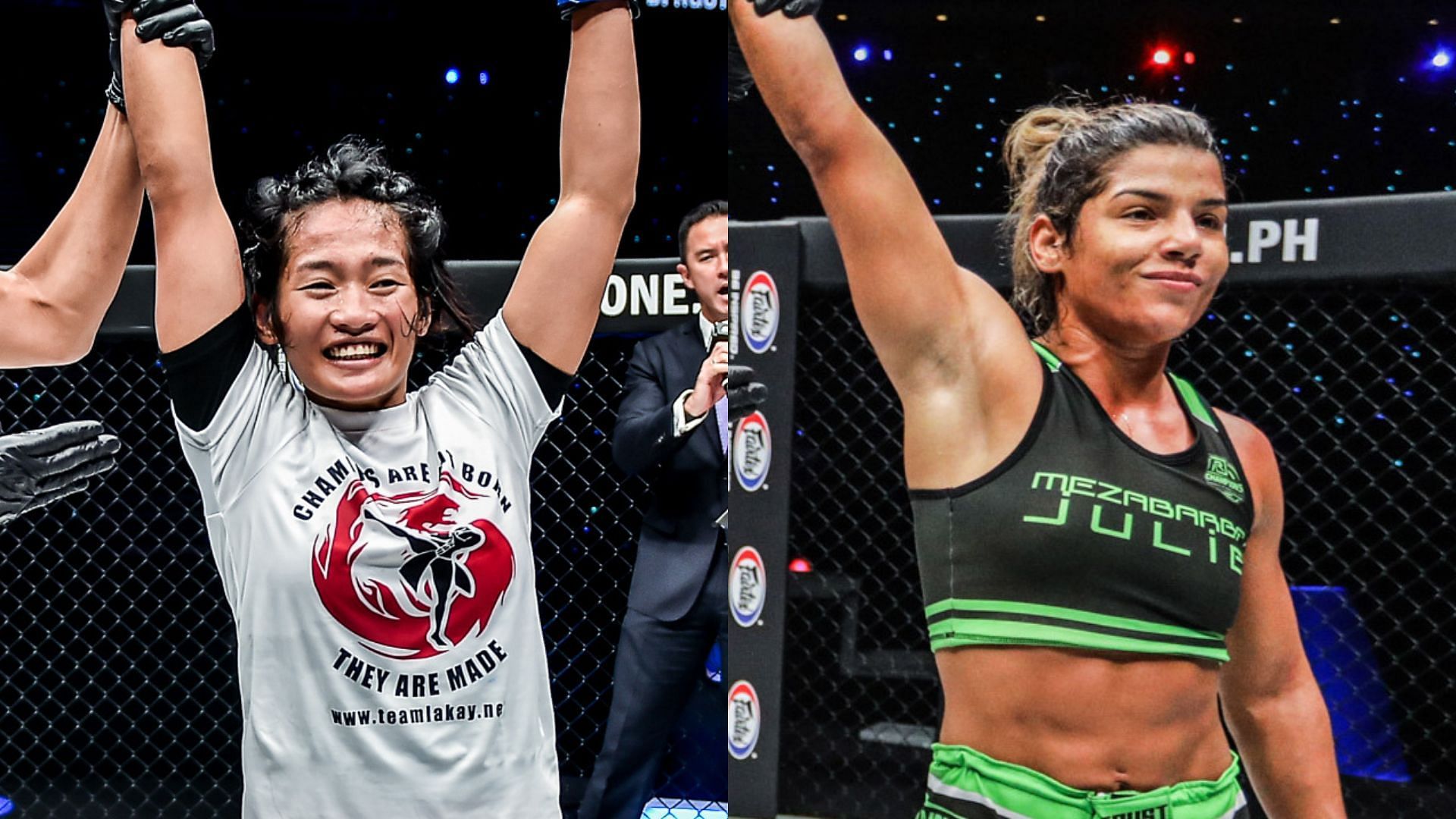 Jenelyn Olsim (left) and Julie Mezabarba (right) [Photo Credits: ONE Championship]