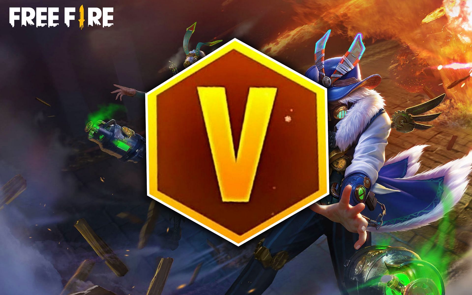 The V Badge is important in the Free Fire community (Image via Garena)