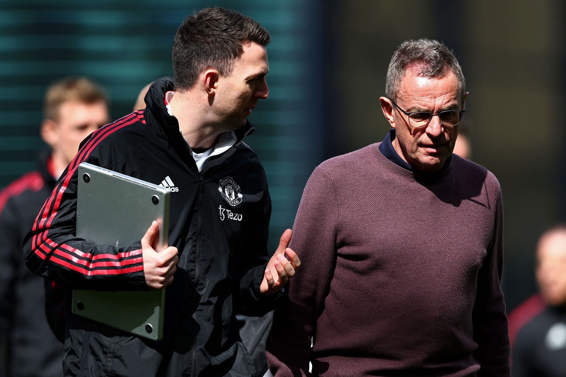 Ralf Rangnick (right) moves into a consultancy role.