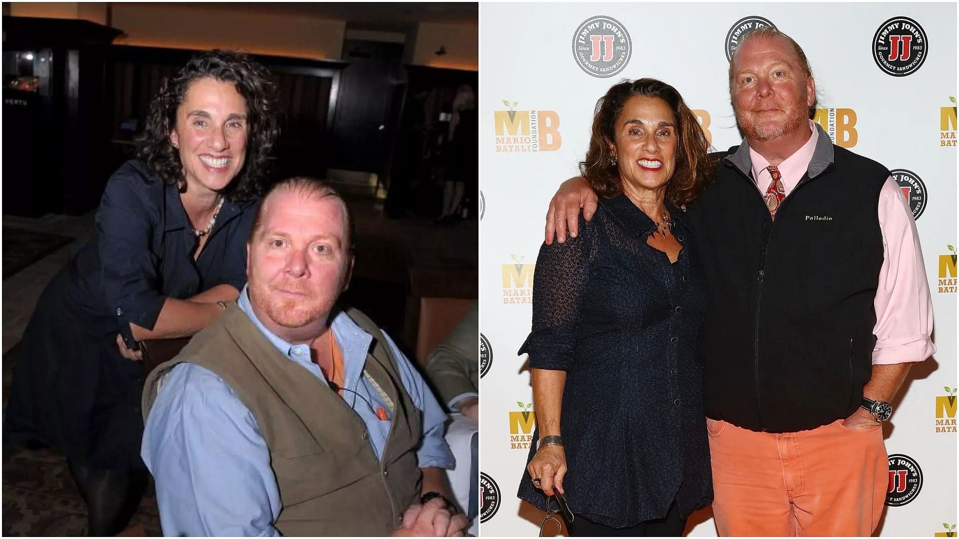 Susi Cahn and Mario Batali (Image via Michael Loccisano/Getty Images and Astrid Stawiarz/Getty Images)