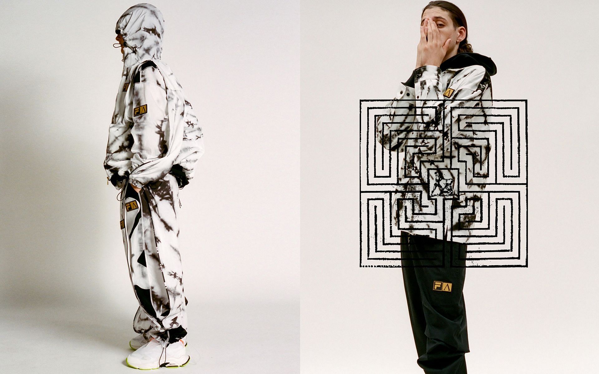 Recently launched Aries x Fila Fusion collection (Image via Aries)