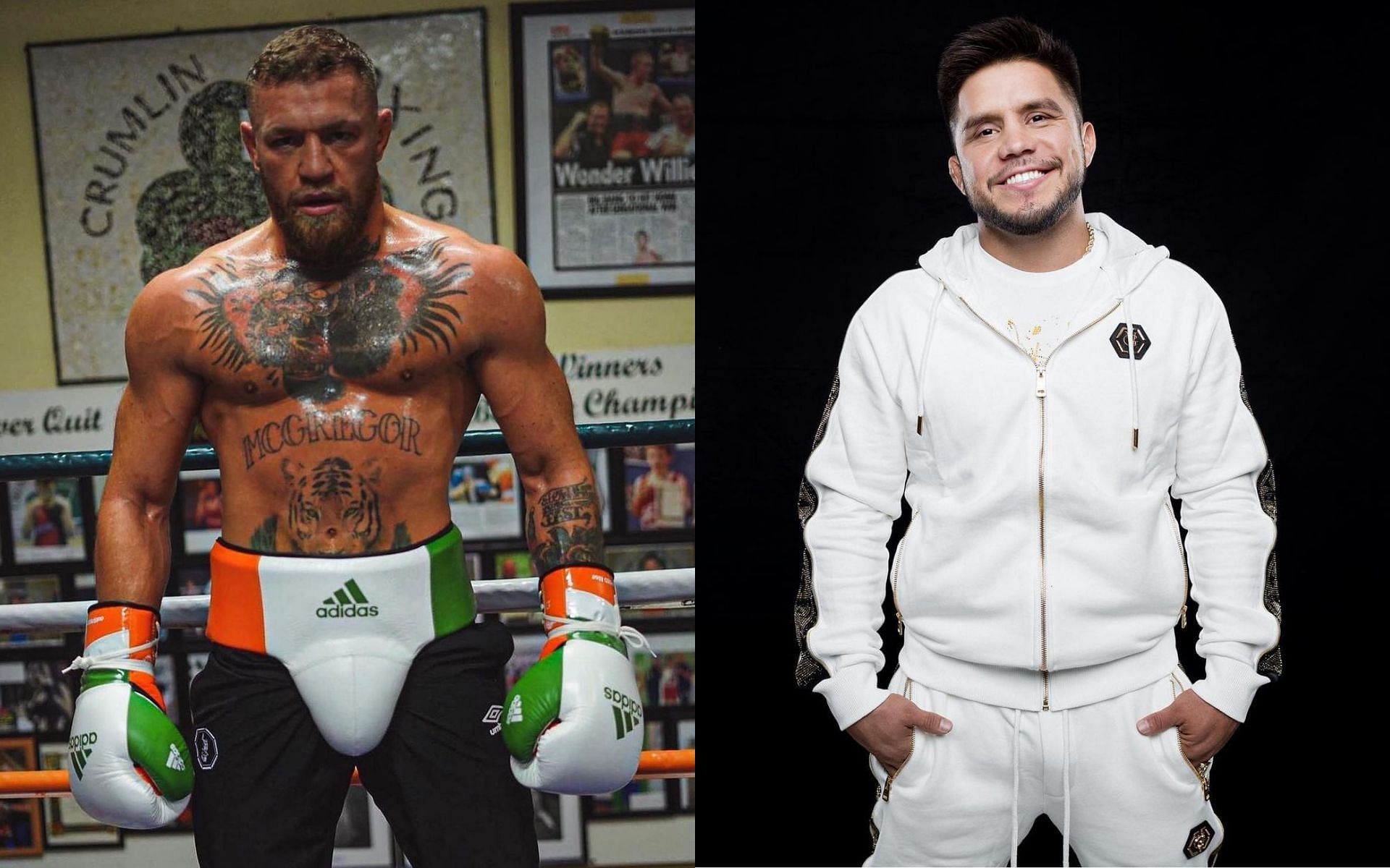 Conor McGregor (left) and Henry Cejudo (right) [Images via @thenotoriousmma @henry_cejudo on Instagram]