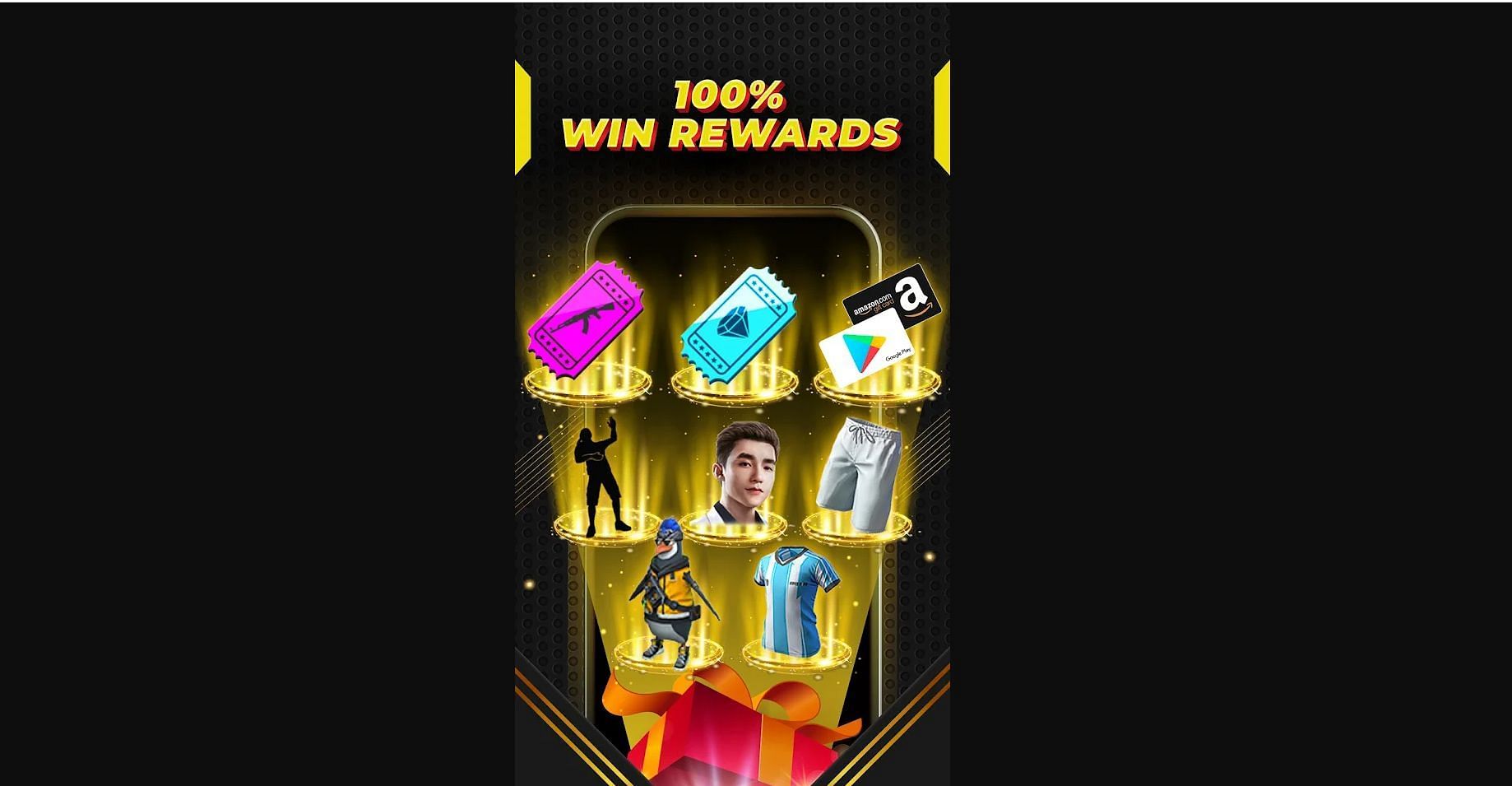 Gamers can win rewards like gift cards and more to get Free Fire diamonds (Image via Google Play Store)
