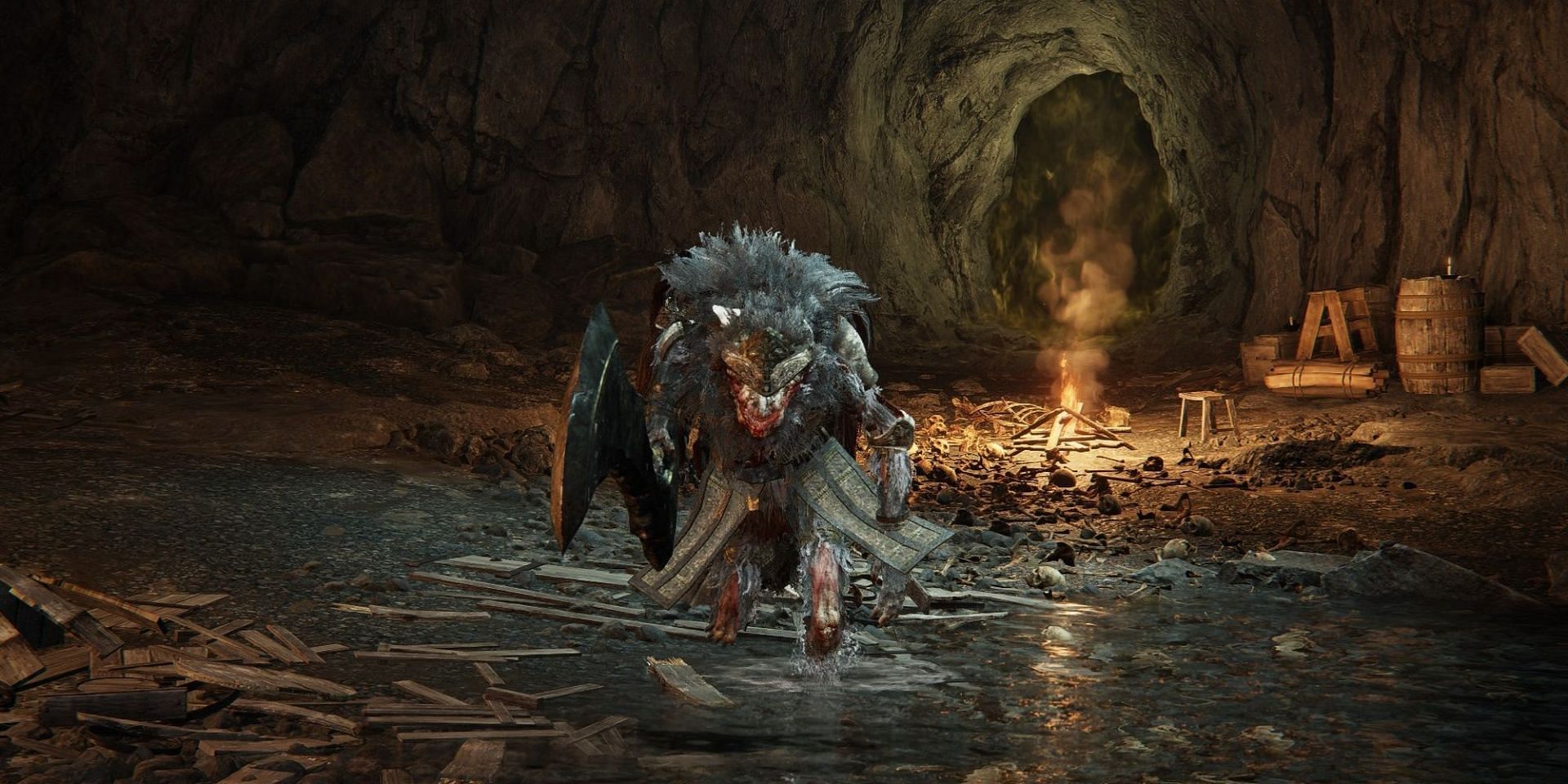 This is one of a few Azula Beastmen that can be farmed in Elden Ring (Image via FromSoftware Inc.)