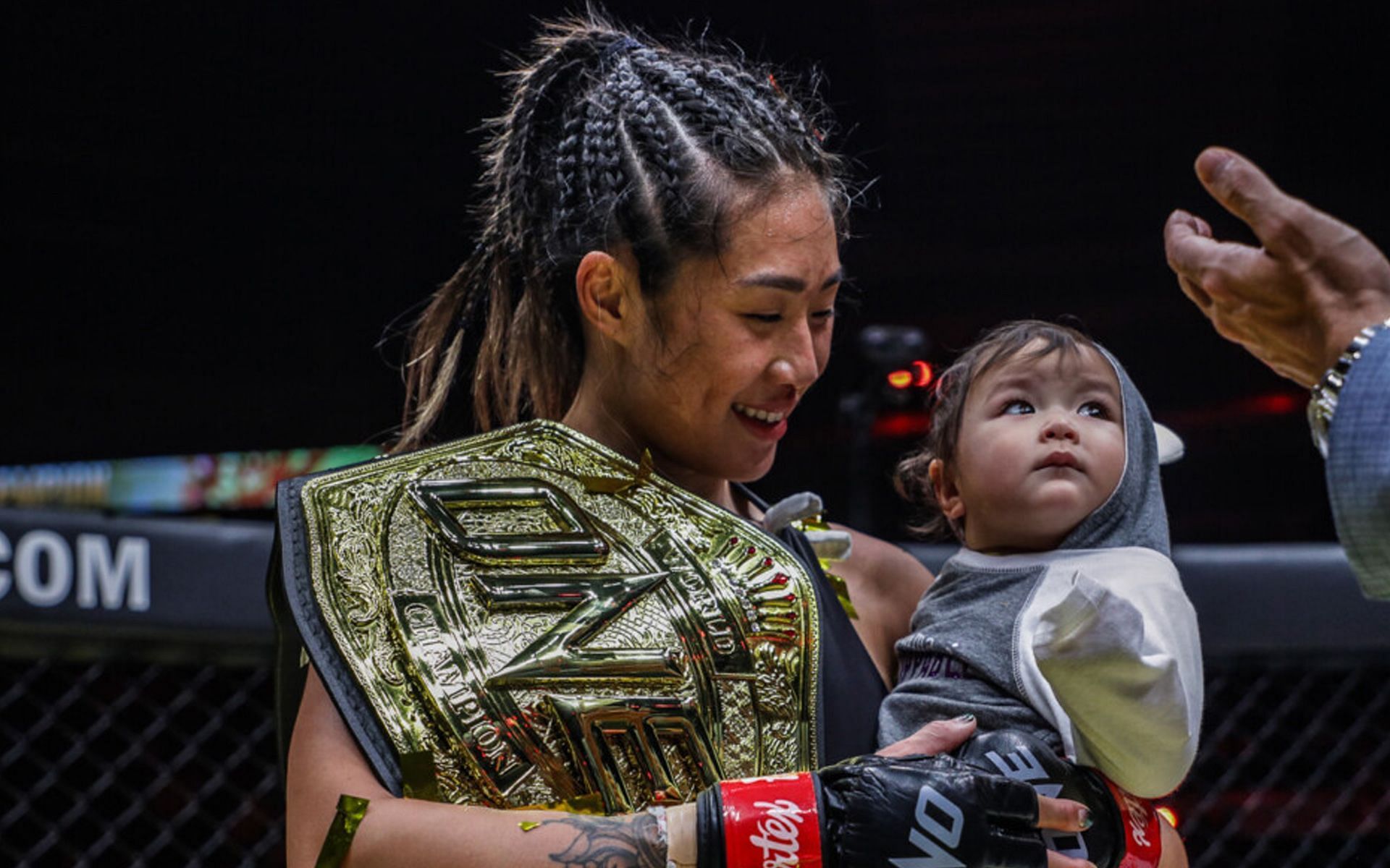 Angela Lee became the first &#039;mom champ&#039; in the promotion when she defended her world title for a fifth time at ONE X. | [Photo: ONE Championship]