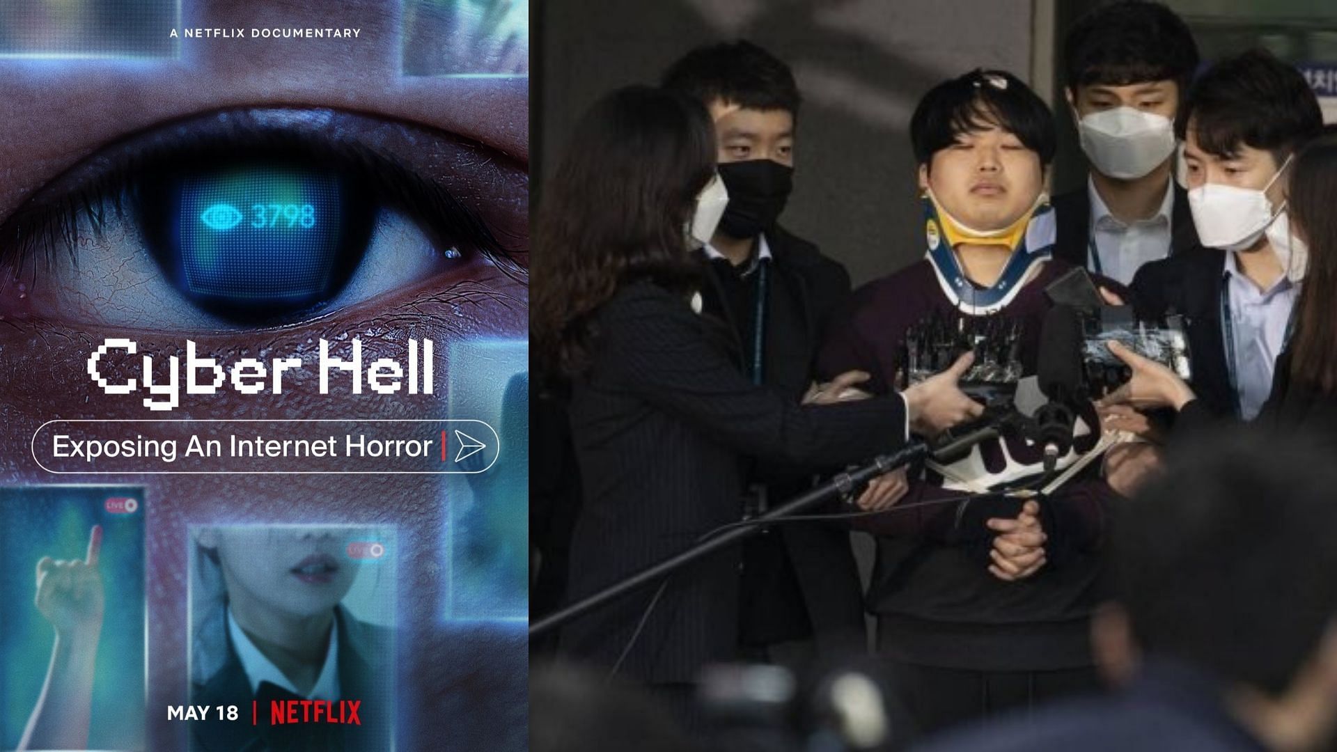 Netflix&#039;s Cyber Hell narrates the story of Korea&#039;s Nth room internet scandal (Image via @pikukuh22, @nalyoolover/Twitter)