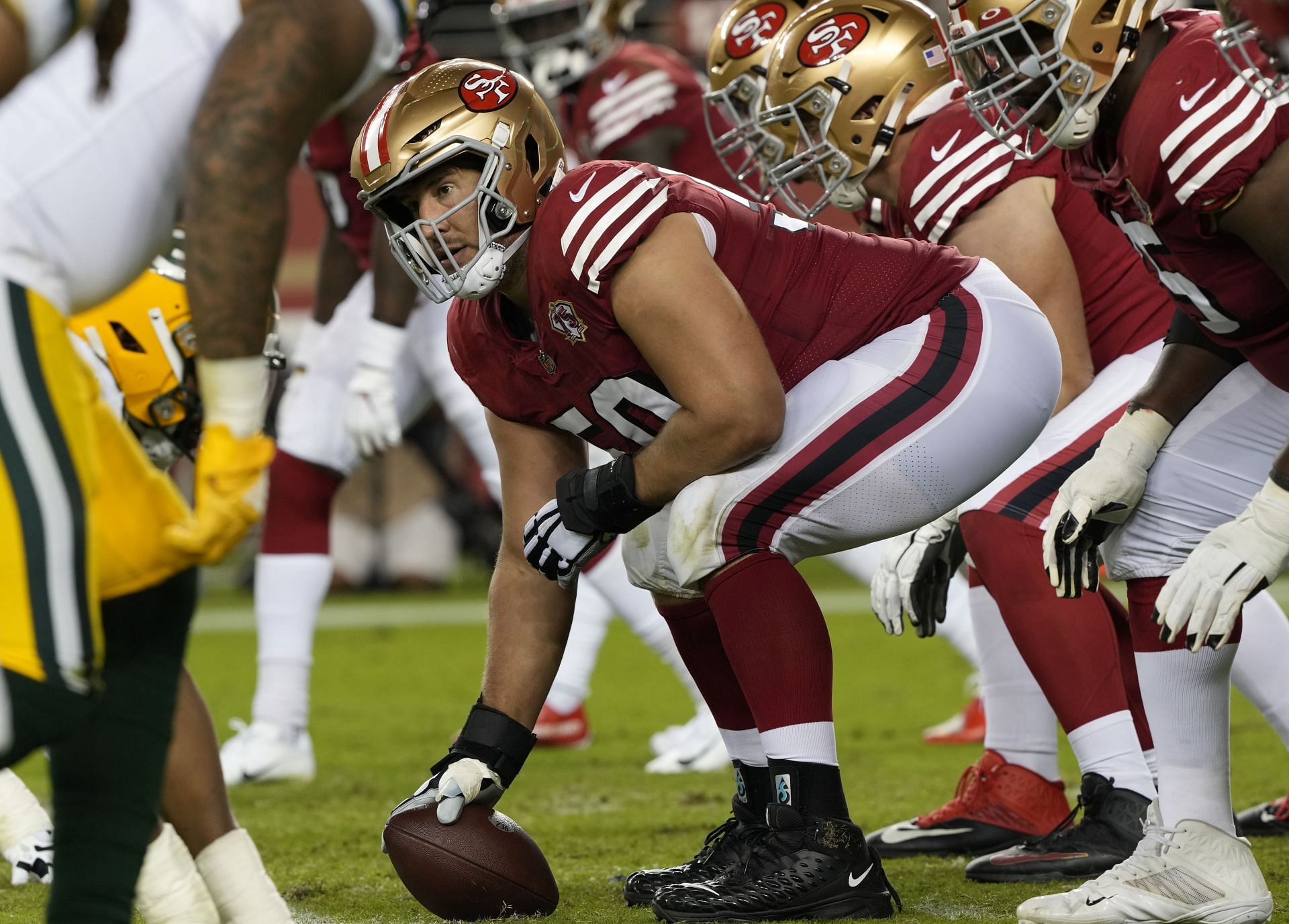 The San Francisco 49ers have a potential void at center to address
