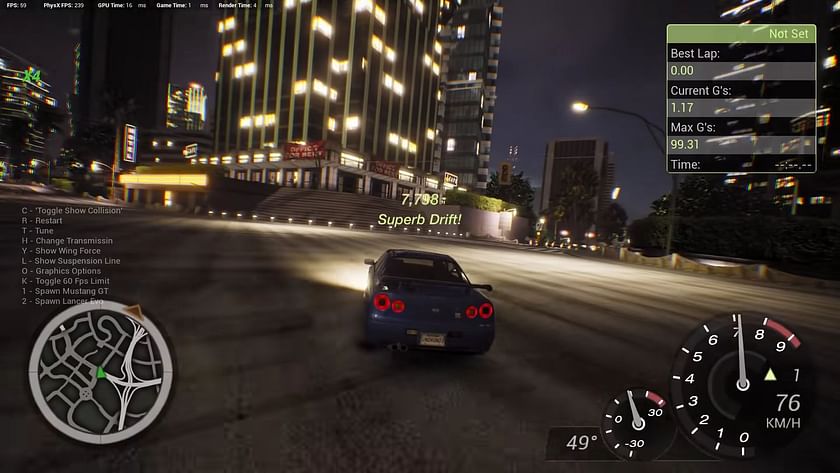 Need for Speed Most Wanted Fan Remake in Unreal Engine 5 looks