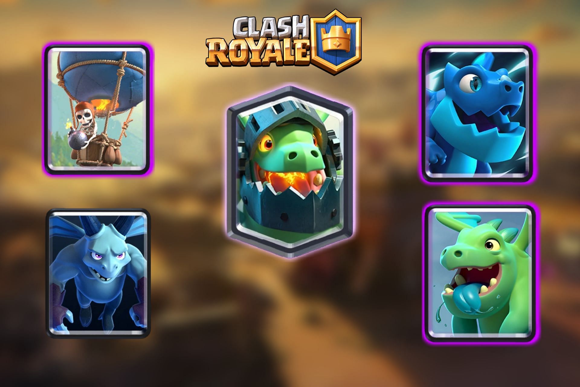 Air troops for Super Witch Crown Challenge in Clash Royale (Image via Sportskeeda)