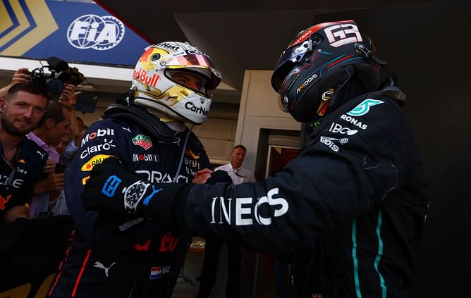 "I'm here to win, I'm here to fight" - George Russell says he 'wasn't going to make it easy' for Max Verstappen at the 2022 F1 Spanish GP