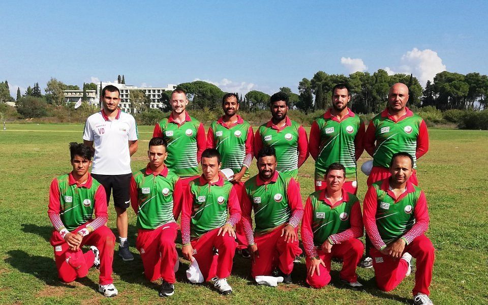 The Bulgarian cricket team poses for a photo (Image Courtesy: Emerging Cricket)