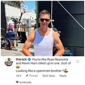 "Looking like a specimen, brother" - The Rock takes a subtle dig at Tom Brady's latest shirtless photo