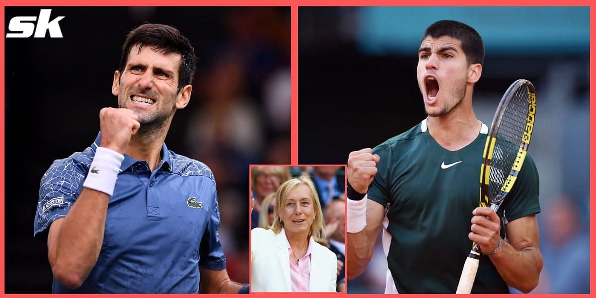 Martina Navratilova believes Carlos Alcaraz could become a more powerful version of Novak Djokovic..