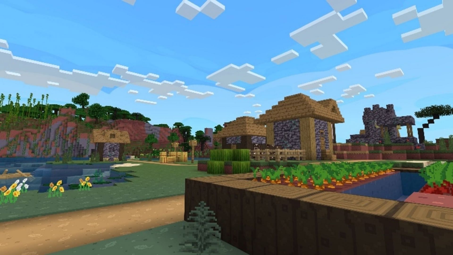 Retro&#039;s texture pack is a step up from Minimalist (Image via Mojang)