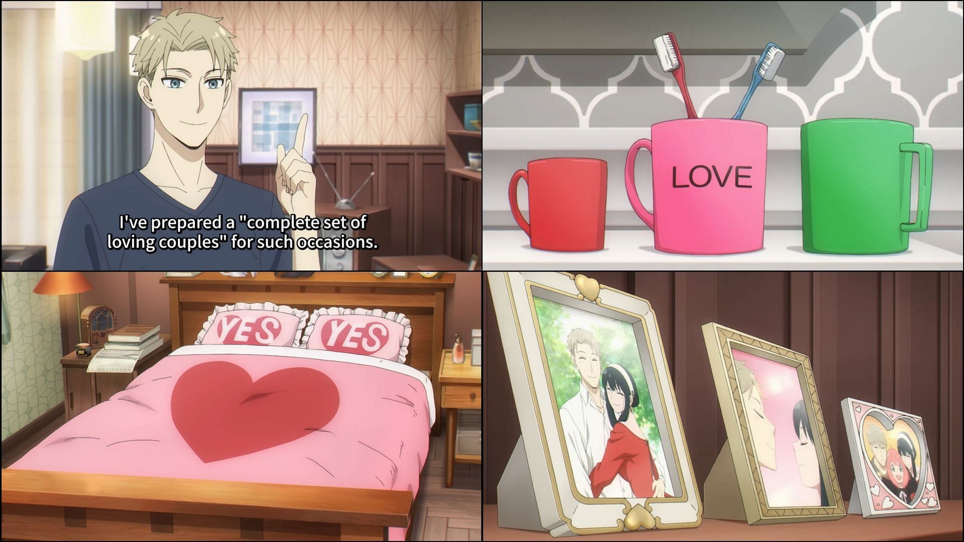 Loid&#039;s idea of being &quot;loving&quot; (Image via Muse Asia)