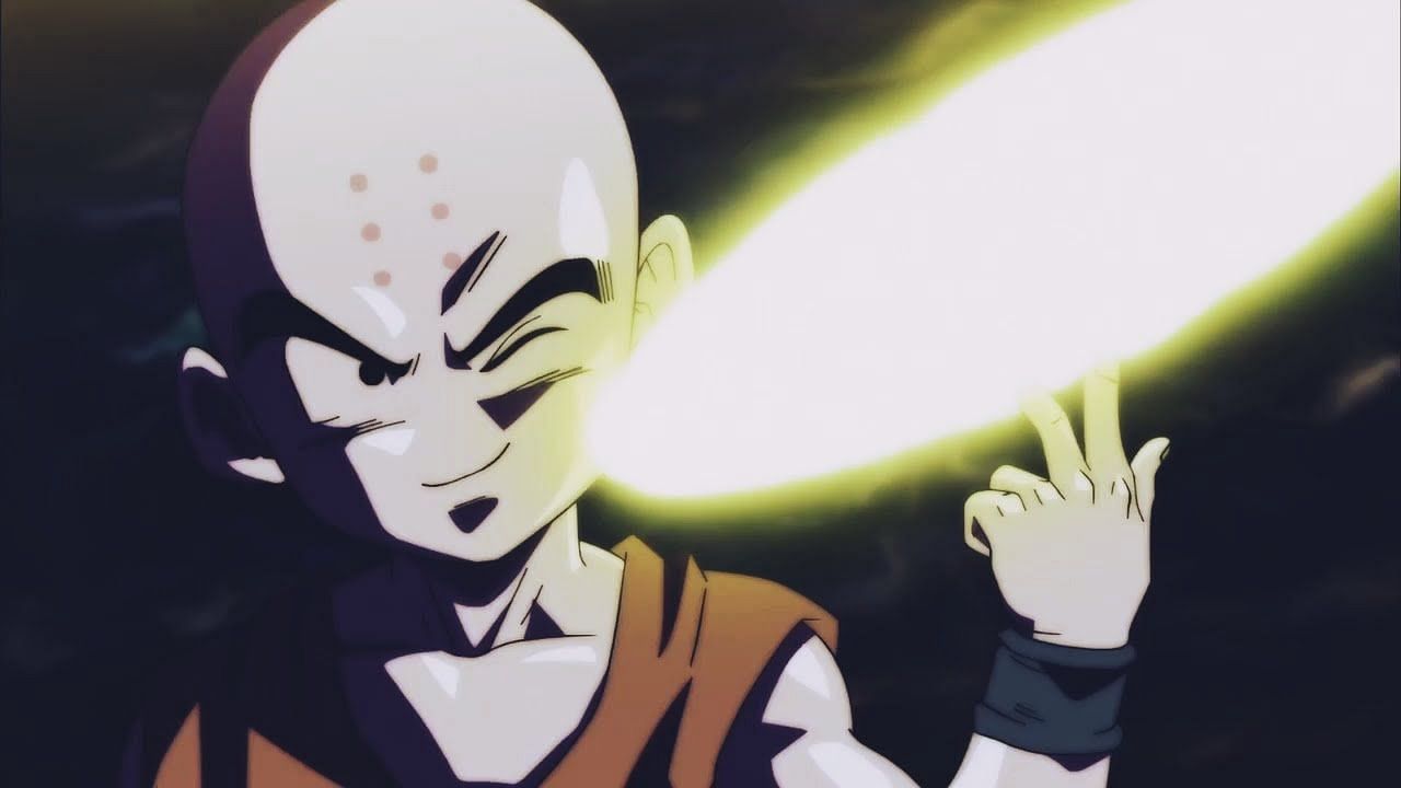 Krillin as seen in the Dragon Ball Super anime (Image via Toei Animation)