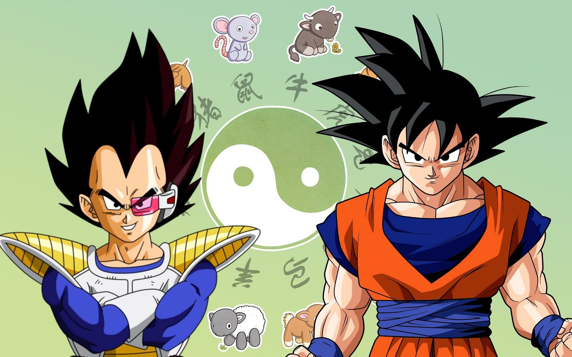 Which Chinese Zodiac Animal and Dragon Ball character did you get? (Image via Toei Animation, Wallpaper Access)