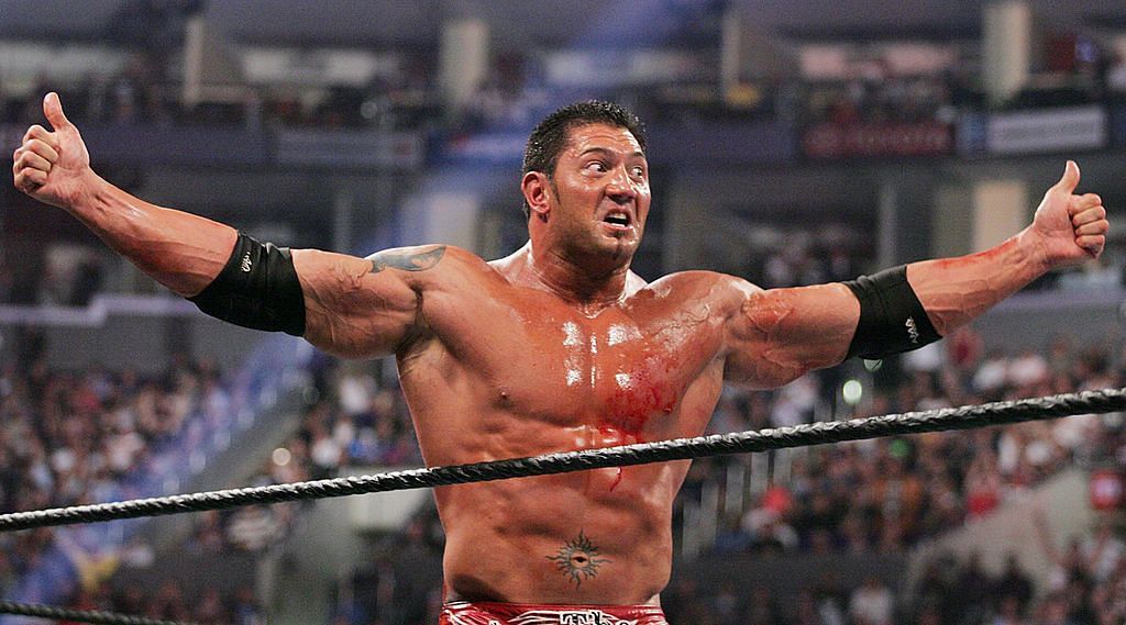 Batista made his WWE debut in 2002